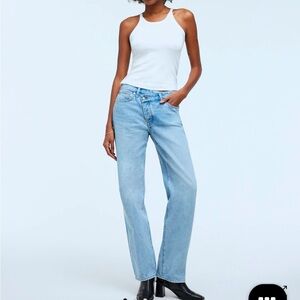NWT Madewell Tall Low-Slung Straight Jeans